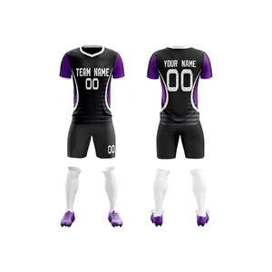 Uniformes de fútbol de equipo de color degradado transpirables, nueva llegada, OEM uniforme de equipo de fútbol de diseño, camiseta de fútbol de Francia personalizada al por mayor - Product Image 2