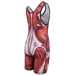 Camiseta de lucha libre de alta calidad para hombres, venta al por mayor, Jaguars Red Stringer Gym, sin mangas, suministro del fabricante superior - Product Image 5