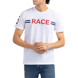 เสื้อยืดออกกำลังกายผู้ชาย ผ้าฝ้ายใยไผ่ พิมพ์ลายหน้าอกได้ ระบายอากาศ แห้งเร็ว เป็นมิตรกับสิ่งแวดล้อม แขนสั้น ไซส์ใหญ่ - Product Image 1
