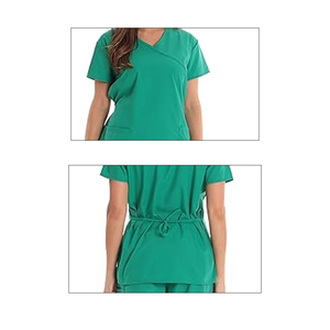 Vente en gros Ensembles d'uniformes médicaux unisexes personnalisables Hauts d'allaitement personnalisés pour le personnel hospitalier Uniformes d'infirmière personnalisables - Product Image 6