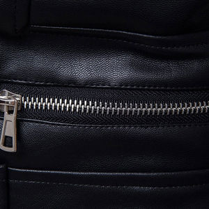 แจ็คเก็ตหนังแท้ผู้ชายคุณภาพเยี่ยม ดีไซน์คลาสสิก ขายดี แจ็คเก็ตหนังผู้ชายยอดนิยม - Product Image 5