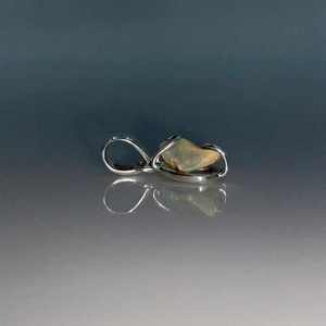 Hecho a mano Vintage 925 colgante de plata etíope Natural Multi-fuego ópalo áspero único regalo de joyería cristiana para ella para niños - Product Image 2