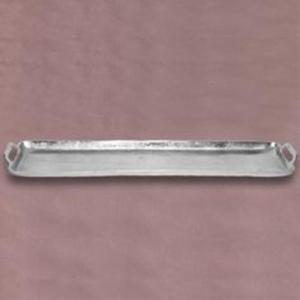 Elegante bandeja de servicio de acero inoxidable con un diseño discreto perfecto para un uso versátil en hogares y servicios de catering - Product Image 4