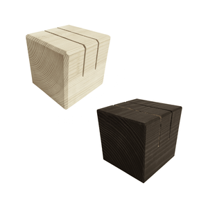DIVRIS Wooden Modern Rectangle Portable Place Card Holder Durable Table Decoration - Product Image 4
