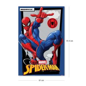 Marvel Comics Spiderman <b>Poster</b> 61x91,5 cm Modern Design Style Made of Paper for Wall Use - Product Image 2