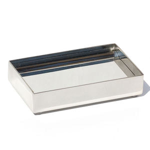 Porte-savon en acier inoxydable argenté, étanche, monobloc, design moderne pour salle de bain - Product Image 2