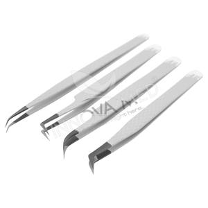 INNOVAMED INSTRUMENTS Pinzas para Pestañas de Acero Inoxidable Ecológicas con Agarre Cómodo y Mango Antideslizante para Extensiones de Pestañas - Product Image 5