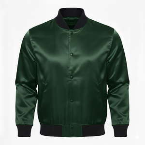 Chaqueta Varsity Larga de Lona con Logotipo Personalizado |   Diseño Frontal de Exhibición |   Parches de Letras Vintage para Hombre |   Ropa de abrigo con forro polar a prueba de viento - Product Image 1