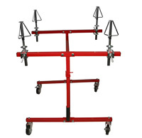 Support de peinture rotatif professionnel pour jantes, support de peinture, support de peinture pour jantes, chevalet pour peinture de jantes pour 4 jantes