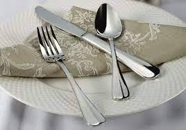 ชุดช้อนส้อมสแตนเลสสตีลสีเงิน RABEH หรูหราทันสมัย พร้อมด้ามไม้ขัดเงา สำหรับงานแต่งงาน ของตกแต่ง และของขวัญ - Product Image 6