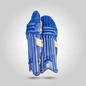 Almohadillas de bateo de cricket de calidad superior Protectores de piernas Almohadillas DE SEGURIDAD Almohadilla de cricket de color blanco - Product Image 2