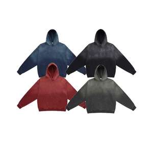 Sweat-shirt unisexe personnalisé, vintage, délavé au soleil, délavé à l'acide, délavé, effet usé, sweat-shirt surdimensionné, nouvelle mode 2025, 400 grammes au mètre carré - Product Image 2