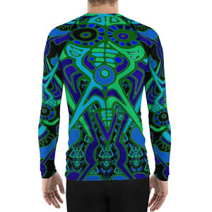 Customize Your Own Logo Full Sleeve Rash Guard Compression Shirt MMA <b>Rashguard</b> for Men - Product Image 2