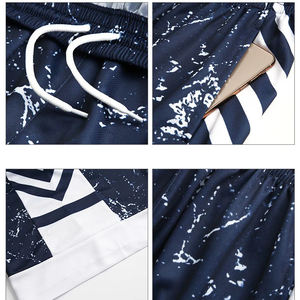 El mejor diseño, ropa deportiva azul para jóvenes, uniformes de baloncesto para mujeres y hombres, venta al por mayor, pantalones cortos de baloncesto Bsci hechos a medida, Pakistán - Product Image 6