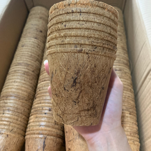 Prix bon marché et pot en fibre de coco de bonne qualité/pot en fibre de coco/pot de fleur en fibre de coco d'Eco2go Vietnam - Product Image 4