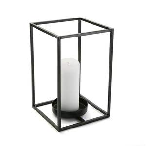 Support de bougie en métal noir mat moderne pour centre de table de mariage et décoration de maison de luxe, bougie en métal pour décoration - Product Image 5