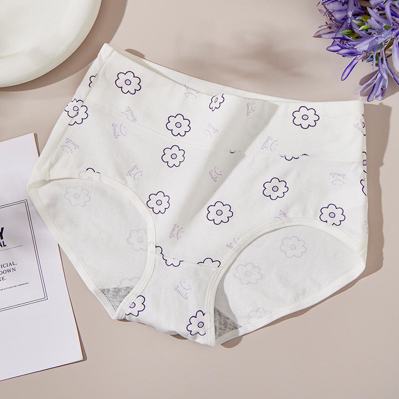 Small flowers on white background