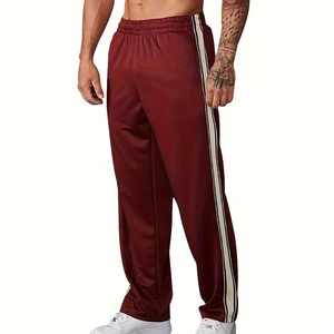 Pantalons et pantalons amples pour hommes personnalisés OEM et ODM tricots pour hommes pull en tricot à fourrure d'hiver pantalon chaud et respirant tricoté à cordon de serrage - Product Image 3