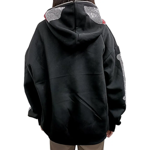 Sweat-shirts d'hiver pour hommes de haute qualité 100% coton avec logo personnalisé et coupe ample - Product Image 5