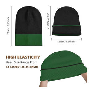 Bonnets en acrylique | Chapeaux en tricot d'hiver de luxe | Logo personnalisable en gros de qualité supérieure broderie 3D unisexe adulte couleurs personnalisées - Product Image 5