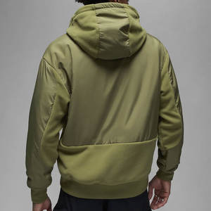 OEM ropa de hombre de manga larga 1/4 cremallera pulóver con capucha poliéster francés polar bordado impreso diseño de gran tamaño - Product Image 2