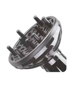 Asciugacapelli da viaggio pieghevole nero Haeger 750W con diffusore e concentratore (HD-750.010B) - Product Image 3