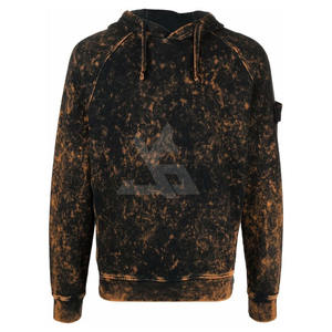 Sweat à capuche surdimensionné en molleton français écologique, coupe ample, vintage, délavé à l'acide, style streetwear, poids lourd, pour l'hiver - Product Image 6