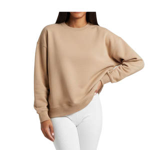 Sudaderas Extra Grandes de Felpa para Mujer al por Mayor, Logotipo Personalizado para Ropa Urbana Unisex de Otoño e Invierno, 100% Algodón - Product Image 3