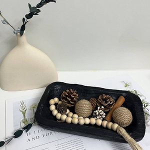 Traditional Fruits <b>Salad</b> <b>Serving</b> <b>Bowl</b> Root Carved <b>Bowl</b> Polish Natural Texture Home Restaurant Handmade <b>Bowl</b> From India - Product Image 5