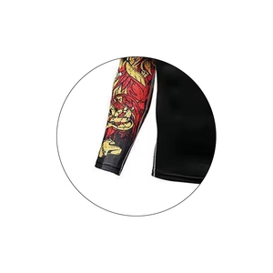 Nueva Camiseta de Protección Solar Tejida para Hombre, para Entrenamiento al Aire Libre, BJJ y MMA, Ajuste Holgado - Product Image 6