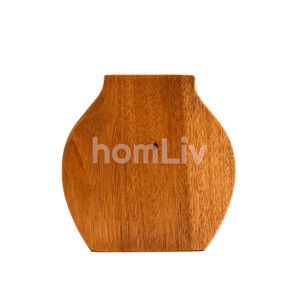 Maceta de Madera de Teca Natural, Florero Redondo de Madera, Contenedor de Plantas de Madera Sólida para Decoración del Hogar, Regalos Decorativos Hechos a Mano - Product Image 1