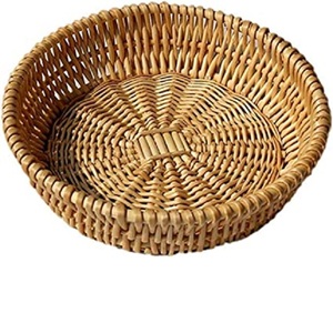 Panier de rangement en rotin multifonctionnel fait à la main, panier de Fruits et légumes - Product Image 5