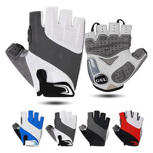 Gants de cyclisme d'été en gros, demi-doigts, haute qualité, gants à doigts courts, respirants et antichocs pour la conduite sur route - Product Image 1