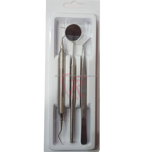 Kit d'examen dentaire de base, ensemble d'instruments de diagnostic en acier, 3 pièces, alimentation manuelle, certifié CE, classe II, garantie 1 an - Product Image 6