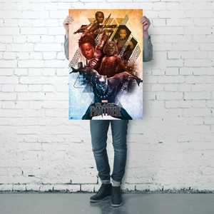 Póster de Pantera Negra de Marvel, Estilo de Diseño Moderno para Decoración de Pared - Product Image 4