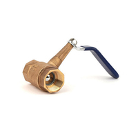 Válvula de Bola de Alta Presión de Bronce Industrial Hecha a Medida, Certificada ISO 9001, Estándar WOG DN25-DN80, Precio al por Mayor, 600 PSI