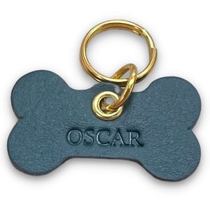 Pet Store Accessories Custom Leather Pet Cat ID <b>Tag</b> Leather <b>Dog</b> <b>Name</b> <b>Tag</b> - Product Image 2