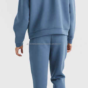 Nouveau survêtement en molleton épais de haute qualité avec logo personnalisé pour homme, respirant, surdimensionné, pour l'hiver - Product Image 6