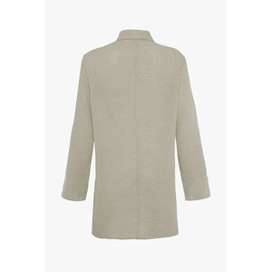 Blusa de Lino con Bordado y Corte Holgado para Oficina - Product Image 3