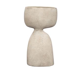 Poterie en céramique rustique texturée en argile indienne, Vintage, décoration de maison, Vase en terre cuite rétro de ferme - Product Image 1