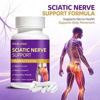 Capsules pour la santé du nerf sciatique, soutien du système nerveux, formule bien-être, fabricant GMP OEM ODM