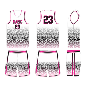 Uniforme de basket-ball pour femmes imprimé par sublimation de conception personnalisée OEM avec logo d'équipe personnalisé, nom et numéro Vêtements de sport personnalisés - Product Image 5