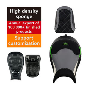 Asiento de motocicleta con logotipo personalizado de cuero de alta densidad de espuma cómoda experiencia de conducción para <span class=keywords><strong>Kawasaki</strong></span> <span class=keywords><strong>Vulcan</strong></span> S <span class=keywords><strong>650</strong></span> EN650 - Product Image 2