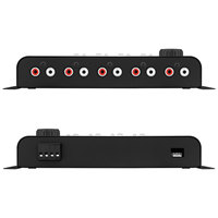 Taramps Pro 2.4S DSP Crossover Processeur de signal numérique complet et égaliseur avec séquenceur EQ 2 canaux d'entrée et 4 canaux de sortie