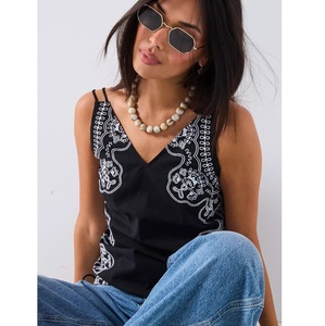 เสื้อเบลาส์ผ้าฝ้ายสไตล์วินเทจระบายอากาศได้ดีเป็นมิตรกับสิ่งแวดล้อมอากาศอบอุ่นสบายสำหรับใช้ในสำนักงานทั้งวัน - Product Image 1