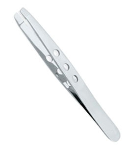 Pinces à cils en acier inoxydable avec logo personnalisé, pinces à cils pointues et inclinées en acier inoxydable, outils d'extension de cils pour le maquillage - Product Image 6