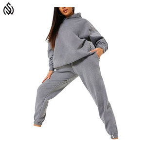 Survêtements en coton sur mesure pour femmes, décontractés, courts, légers, 100 % coton, couleur unie, été, service OEM disponible - Product Image 3