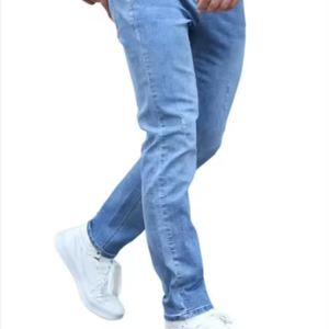 Jeans délavés taille haute ultra élégants pour hommes coupe ample confortable Streetwear vintage parfait pour la mode hivernale de fête Hip Hop - Product Image 1