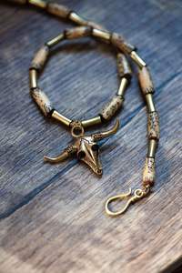 JOYERÍA Recién llegado, collar de cuerno de buey de Búfalo, joyería de hueso de estilo Animal pulido, cuentas de diseño Natural, regalos de boda para mujeres y niñas - Product Image 3