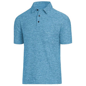 Polo de golf pour homme polo athlétique polyester spandex haute qualité léger grande taille polos pour homme - Product Image 1